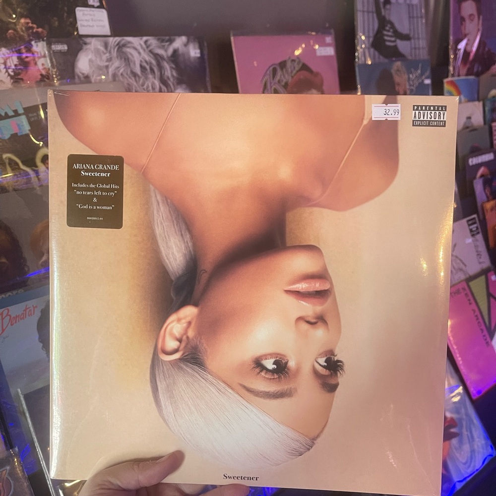 Ariana Grande Sweetener Album Cover - Cream and Tan